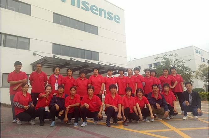 海信集團(tuán)十萬平方企業(yè)保潔案例